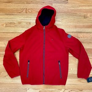 NWT Tommy Hilfiger Mens M Hooded Performance Soft Shell Jacket